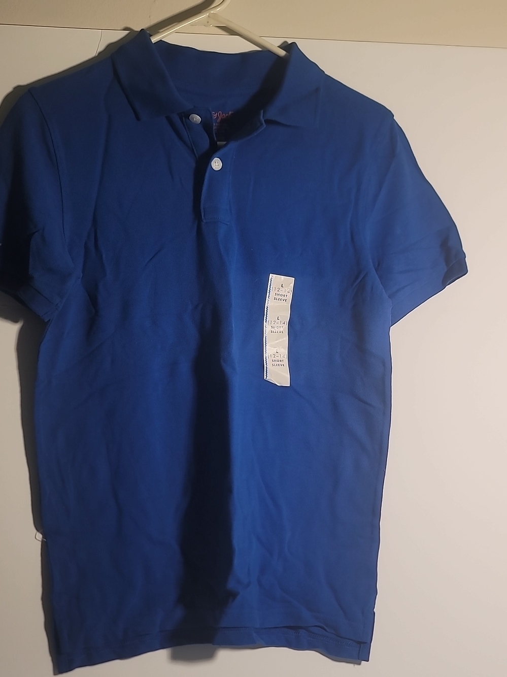 Cat & Jack Blue Boys' Short-Sleeve Polo